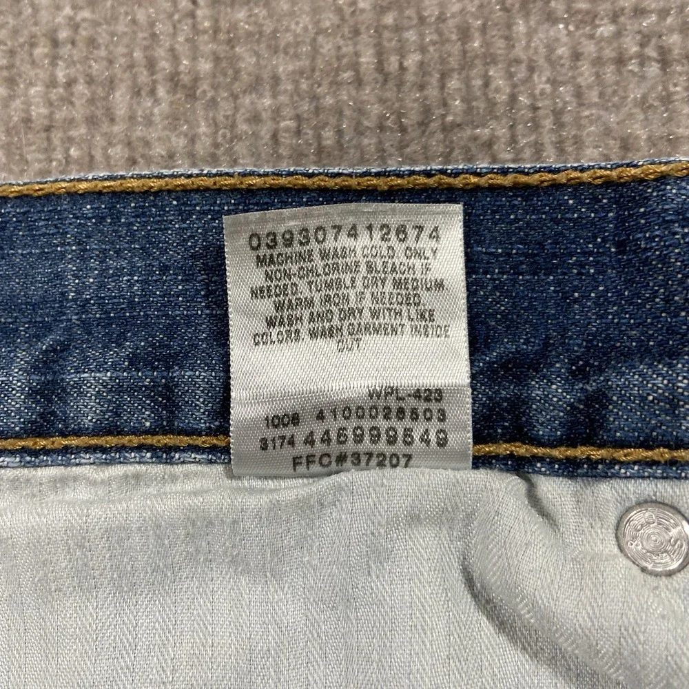 Levis Silvertab Jeans Mens 41x30 Baggy Fit Dark Wash Blue Denim Faded Skater Y2K